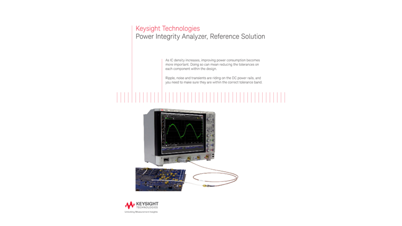 Power Integrity Analyzer, Reference Solution
